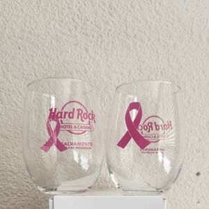 NIB Hard Rock Wineglasses